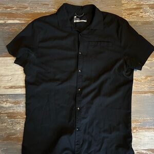 Target Men's Black Casual Button Down Shirt